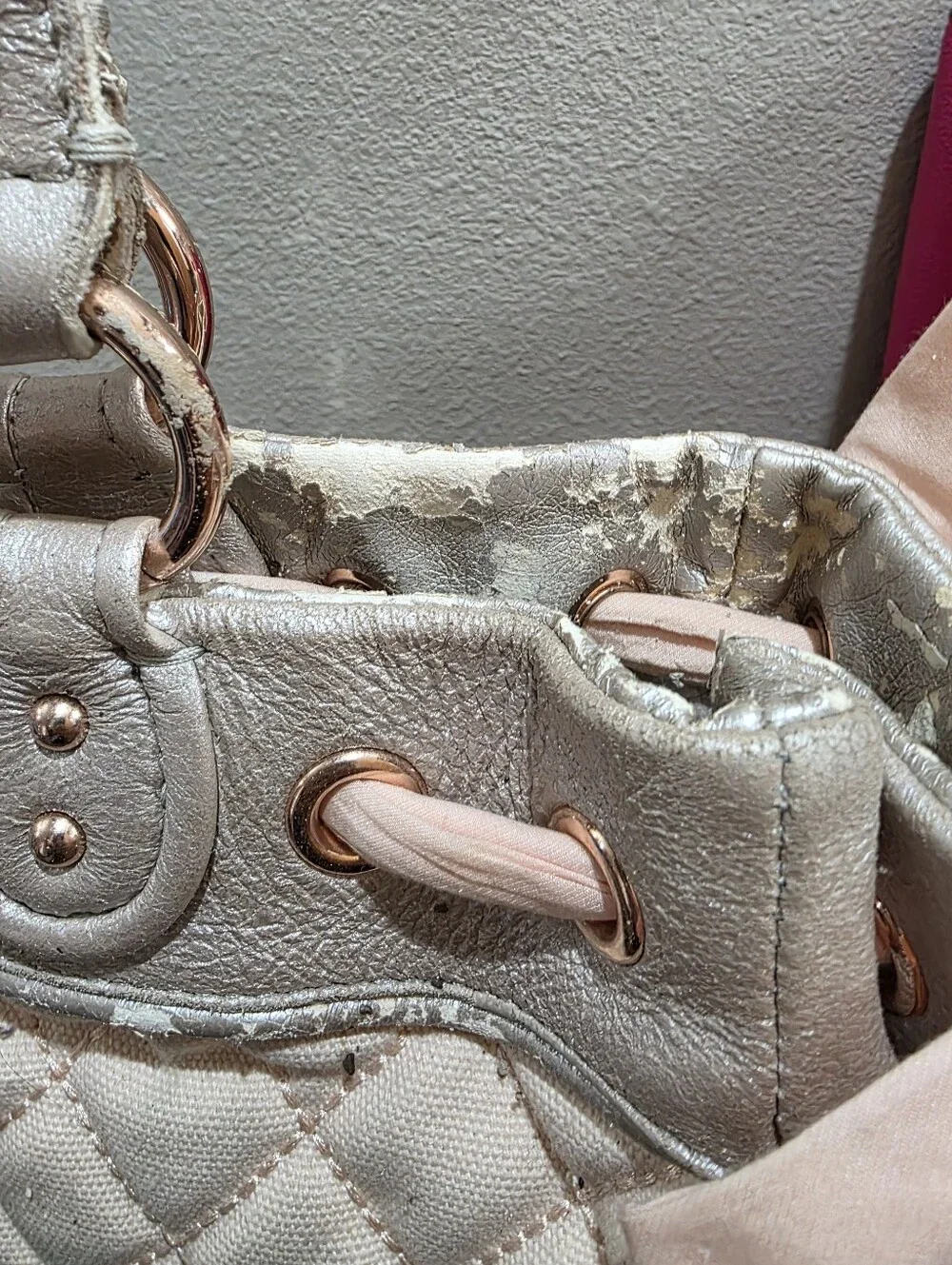 Vintage Juicy Couture Pink Sequin Tote Bag